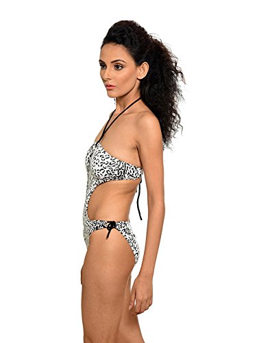 lalingerie swimwear monokini black-white