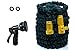 COMMANDO HOSE Heavy Duty 100 Feet Double M Expandable Hose with Solid Brass Spray Nozzle