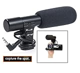 New Mini Professional Condenser Microphone for Canon VIXIA HF R80 R82 R800