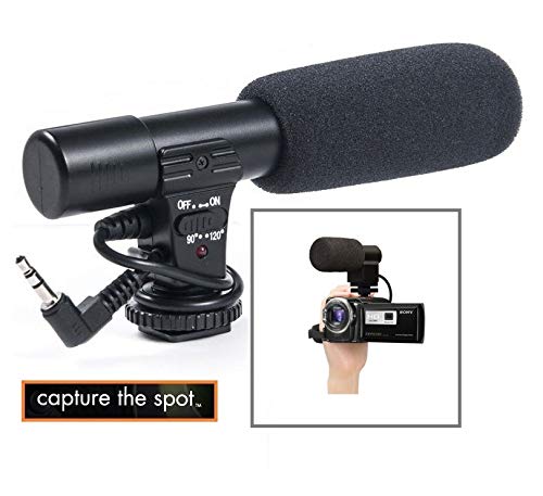 New Mini Professional Condenser Microphone for Canon VIXIA HF R80 R82 R800
