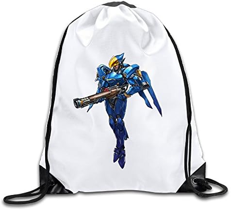 YellowNN Games Overwatch Pharah Drawstring Backpacks Sack Bags