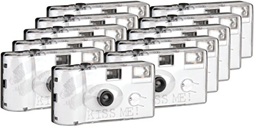 Topshot Kiss Me Einwegkamera / Hochzeitskamera 400/27 Flash (27 Fotos, Blitz, 9+2 Pack)