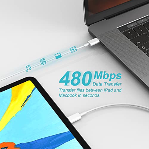 20W USBC Fast Charger for iPad Pro 2021/2020/2018 11"/12.9", iPad Mini