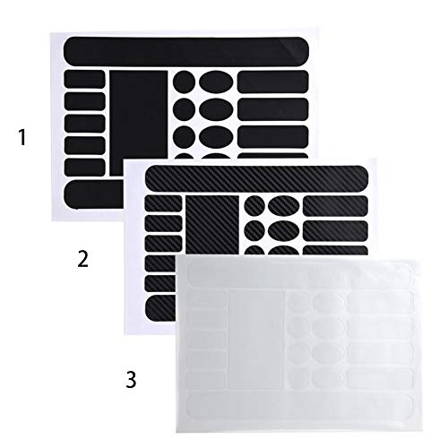 INLAR Bicycle Sticker 20 in 1 Paster Chain Road Mountain Bike DIY Removable Universal Self Adhesive Part Decal Guard Cover Frame Protector Scratch Resistant