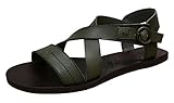 Blowfish Women's Drum Flat Sandal (6.5 B(M) US, Khaki Dyecut PU)