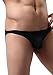 Adorneve Men Briefs Breathable Ice Silk Triangle Bikinis 4-packs Black