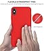 iPhone Xs Max Case, Asmart Resilient Shock Absorption Phone Case iPhone Xs Max Cover Slim Thin TPU Bumper Flexible Protective Phone Case for Apple iPhone Xs Max 6.5-Inch 2018 (Red)