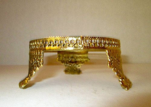 G.I.I Solid Brass Approximately 4" Diameter Crown Design Crystal Ball Holder/stand/base/Display