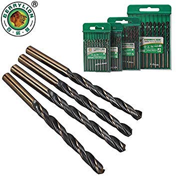 Generic 3point2mm : BERRYLION 10pcs Twist Drill Bit Set 2-6.5mm HSS For Metal Wood Aluminum Drill Bits Power Tools