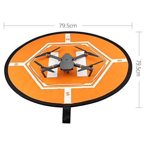 RCstyle Drones Landing Pads Universal Waterproof 31.5'' Fastfold Landing pad for RC Drones, PVB