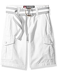 Shorts básicos de carga con ripstop con cinturón para niños de Southpole