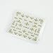 Micropromo 6 Sheets 3D Nail Art Stickers Decals Glitters Gold Decoration Tips Manicure DIY