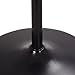 Costway High Table Pub Bar Table Bistro Round Top Black, 42-Inch Height