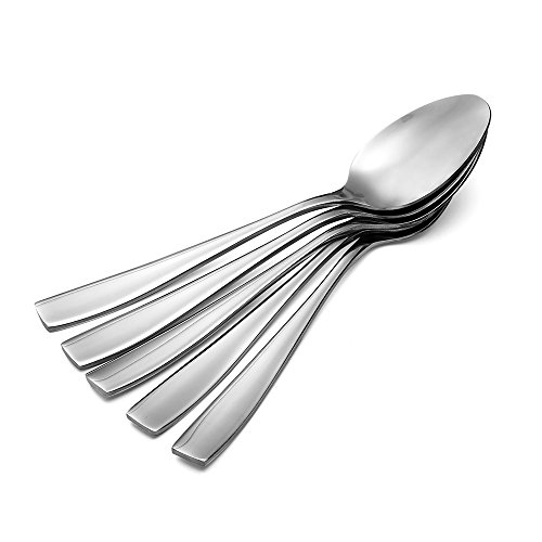 5 Eslite+12+Piece+Stainless+Teaspoon+6+7+Inches