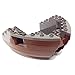 Lego Parts: Boat Hull Small Bow 12 x 12 x 5 1/3 Complete Assembly, Top Color Dark Gray
