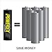 Powerex Precharged Rechargeable AA NiMH Batteries (1.2V, 2600mAh) - 4-Pack (MHRAAP4)