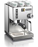 Rancilio Silvia Espresso Machine with Iron Frame and Stainless Steel Side Panels, 11.4 by 13.4-Inch