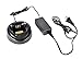 Heyrtz WPLN4137 PMP4137A Charging Station Car Charger,Two-Way Radio Rapid Battery Charger Base with 100V-240V Power Adapter for Motorola CP040 CP140 CP150 CP160 CP180 CP200 EP450 PR400 Walkie Talkies