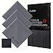 Ringke Lupin Microfiber Cleaning Cloths, Large 4 Pack Premium Ultra Lint Polishing Cloth for Cell Phone, Tablets, Laptops, iPad, Glasses, Auto Detail, TV Screens & Other Surfaces - Gray
