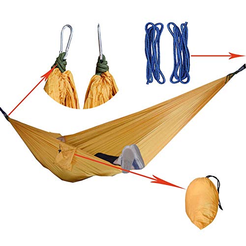 wu-hammock Parachute Hammock Double Parachute Cloth Hammock Outdoor Sports Camping Hammock 270140cm