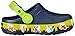 crocs TMNT II K Light-Up Clog (Infant/Toddler/Little Kid/Big Kid), Navy/Volt Green, 9 M US Toddler