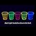 Select Settings 500 pc. Multi Color Plastic shot Glasses, Neon plastic disposable shot cups