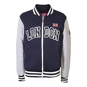 Kinderen Jassen Sweatshirts Meisjes Honkbal Jongens Londen College Tops Kids Zip Trui