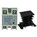 Inkbird Solid State Relay 40DA DC SSR Black Heat Sink for PID Thermostat Temperature Controller primary