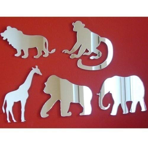 Sendmeamirror Five x Safari Mirrors 12cm x 10cm