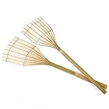 Maoershan handmade Durable Flexible Pest Control bamboo Fly Swatter Mosquito Bug,2 Pack.
