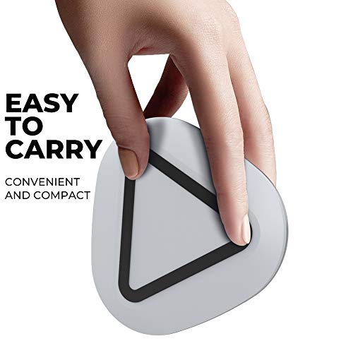 Zotoyi Wireless Charger Pad Fast Qi Certified Charging Pad Compatible iPhone X/Xs/Xs Max/Xr/8/8 Plus, Samsung Galaxy S9/S9 Plus/Note 8/S8/S8 Plus All Qi-Enabled Phones - Sliver