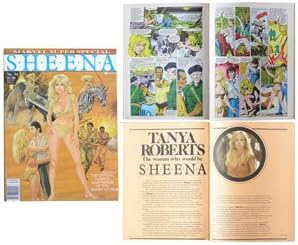 Tanya Roberts - Sheena 1984 - Rare Comic Book