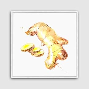 Framed Canvas Wall Art Vegetables Theme Design Canvas Prints Home Artwork Decoration for Living Room,Bedroom - 16x16 inches