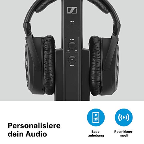 Sennheiser-RS-175-Over-Ear-Funkkopfhoerer-HiFi-Surround-Sound-schwarz