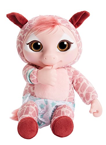 Animal Babies Electronic Baby Pink Giraffe Plush