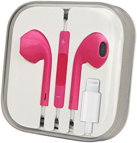 Sout Premium Enhanced Bass Earphones/Headphones for iPhone 7 and 7 Plus (Pink)