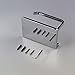 TURS Paper Towel Holder Bathroom Toilet Paper Tissue Holder with Mobile Phone Storage Shelf,Chrome Finish
