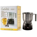 The Original Chocotera Corona | Hot Chocolate and Milk Frother Maker | 20.3 Oz Stainless Steel Removable Jug | Ideal to Prepa