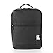MoreTeam Travel Shoe Bag 3 in 1 Shoe Organizer Space Saving Storage Bags Tote Pouch with Zipper for Men Women (Black)