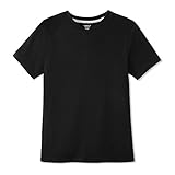French Toast Big Boys Short Sleeve V-Neck Tee, Black, 10/12