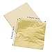 300 Sheets Gold Foil, Gilding Foil Sheets, Leaf Imitation Gold Silver Leaf, Rose for Arts, Gilding Crafting, Decoration, Furniture, 14 by 14 cm