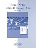 Fundamental Accounting Principles Vol. 2 : Ready Notes, Chapters 13-26, , 0070305897