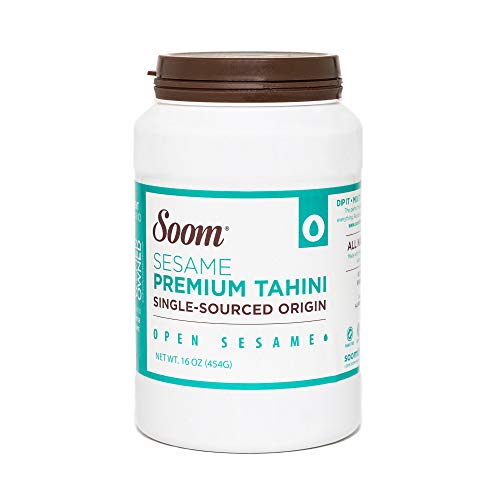 Soom Foods Pure Ground Sesame Tahini 16oz (1) - Thumbnail 5