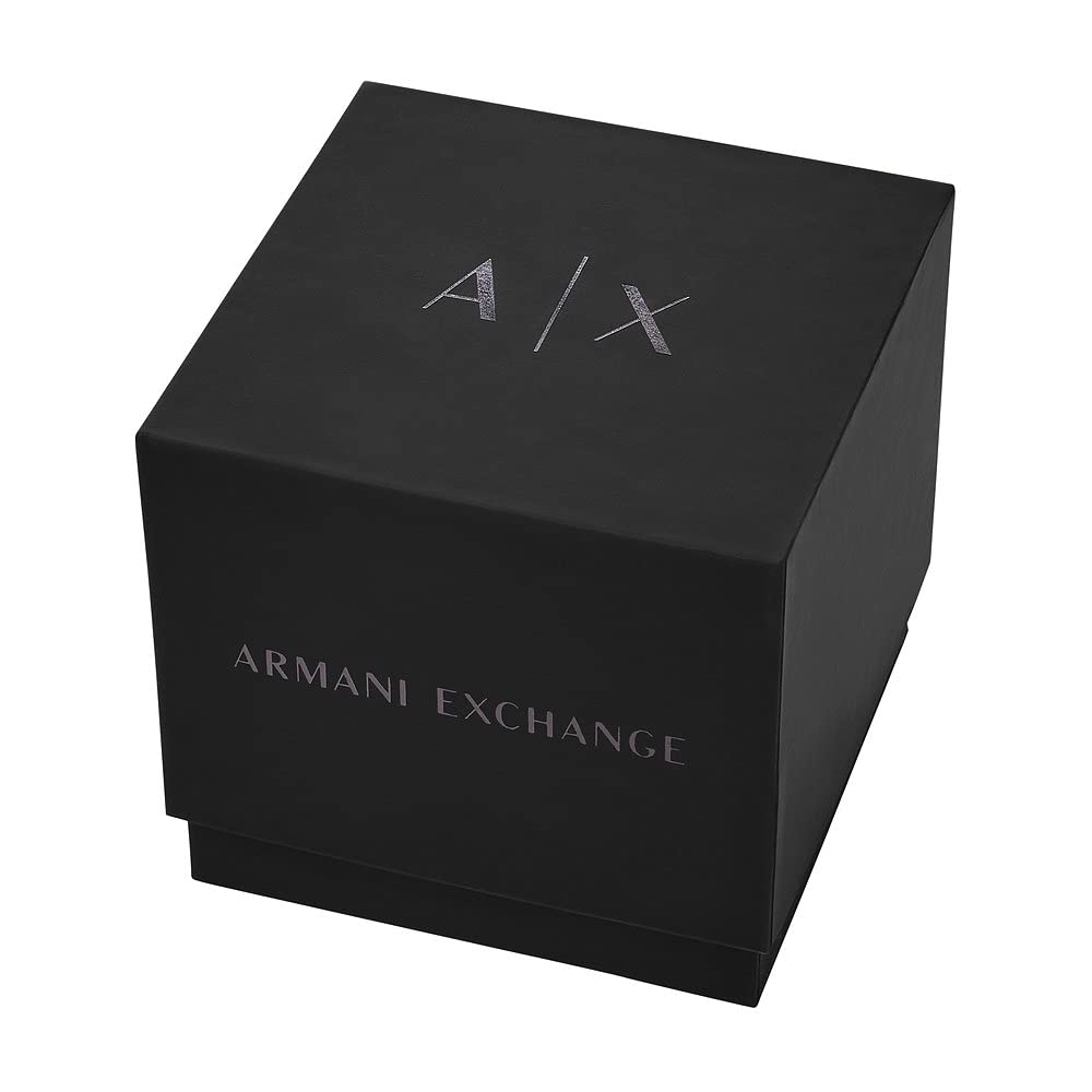Armani Exchange Watch For Men, Chronograph Movement and 45mm Case Size with Stainless steel, Leather or Silicone strap
