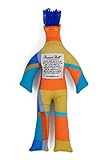 Dammit Doll - Classic Suzani Mod Orange & Black , Orange Hair - Stress Relief, Gag Gift