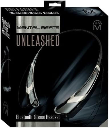 Mental Beats (00543) Unleashed Bluetooth Neckband Headphones; Silver