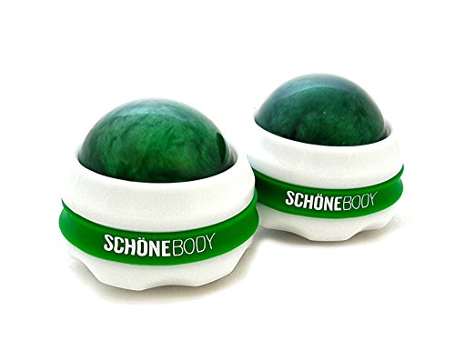 UPC 638037258585, Schöne Massage Ball Roller, Body Massage 2 Piece Deluxe Set for Massage Therapy Back Massagers, Can Be Used With Essential/Massage Oils and Lotion (Green)