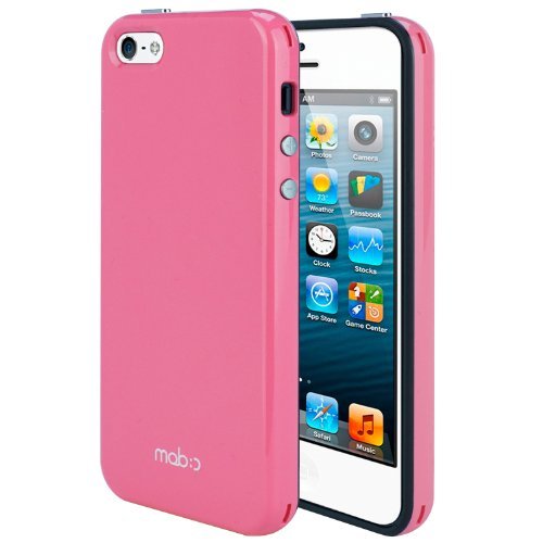 [Sweet Pink] Mobc New iPhone 5 Case Dual Guardian - Slim Fit Dual Layered Maximum Protection - Screen Protector Included - Retail Packaging - Verizon, AT&T, Sprint, T-Mobile, International, and Unlocked
