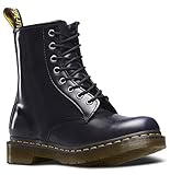 Dr. Martens Womens 1460W Originals Eight-Eye Lace-Up Boot, Black, 8 M US/6 UK