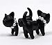 ACEFAST Jewelry Punk Unique Fashion Womens Cute Lovely Leopard Cat Earrings White Pearl Ear Studs